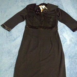 NWT Black Fitted Wiggle Lindy Bop Dress